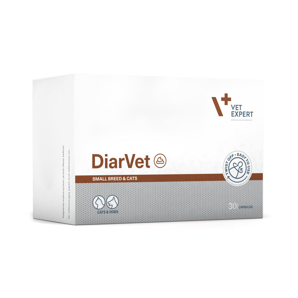 Vet Expert DiarVet Small Breed & Cats 30 Twistoff Capsules