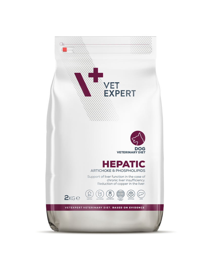 Vet Expert Hepatic Dog 2kg - dry veterinary food for dogs