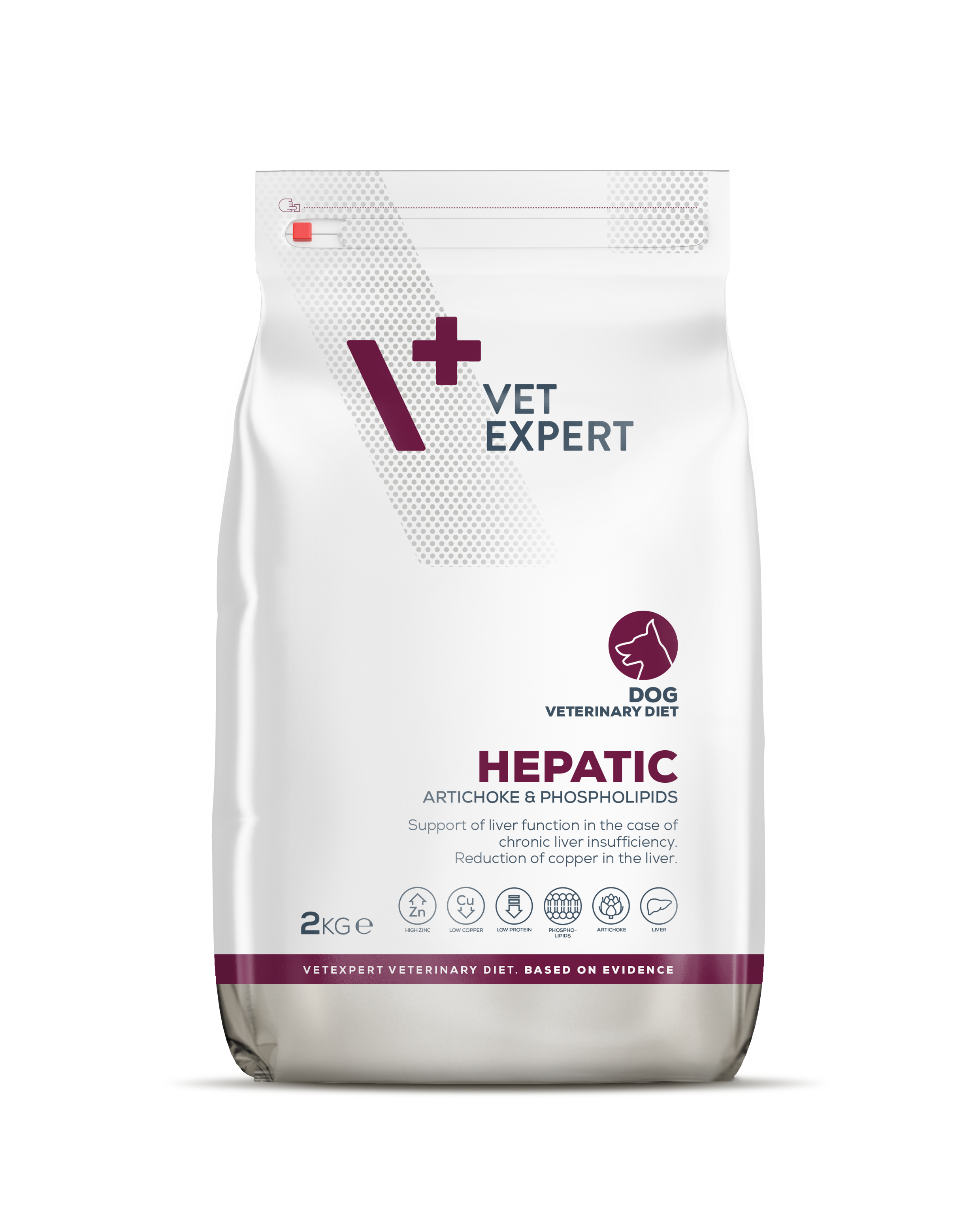 Vet Expert Hepatic Dog 2kg dry veterinary food for dogs – PetScience